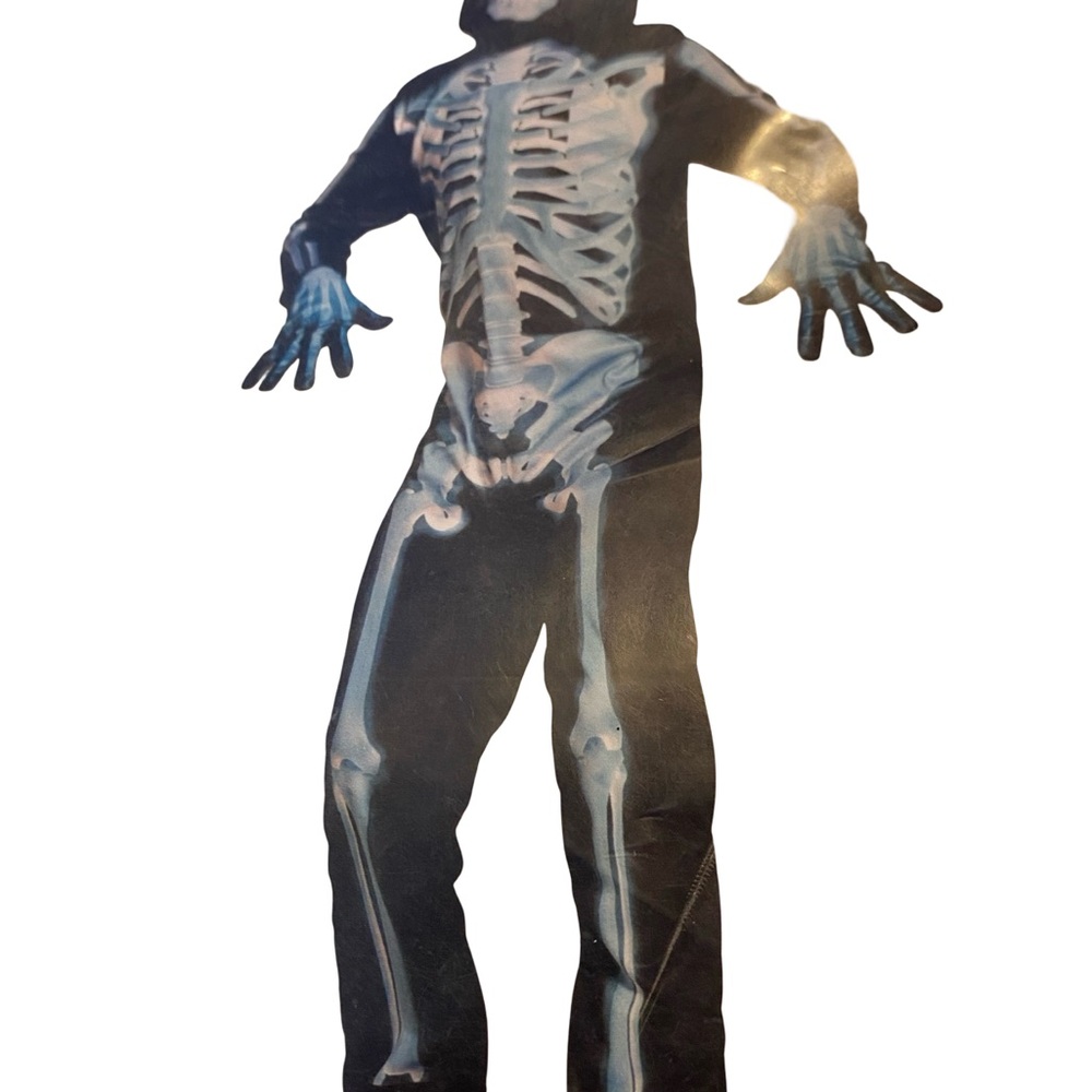 Kids Skeleton Costume with Hood - Picture 2 of 4